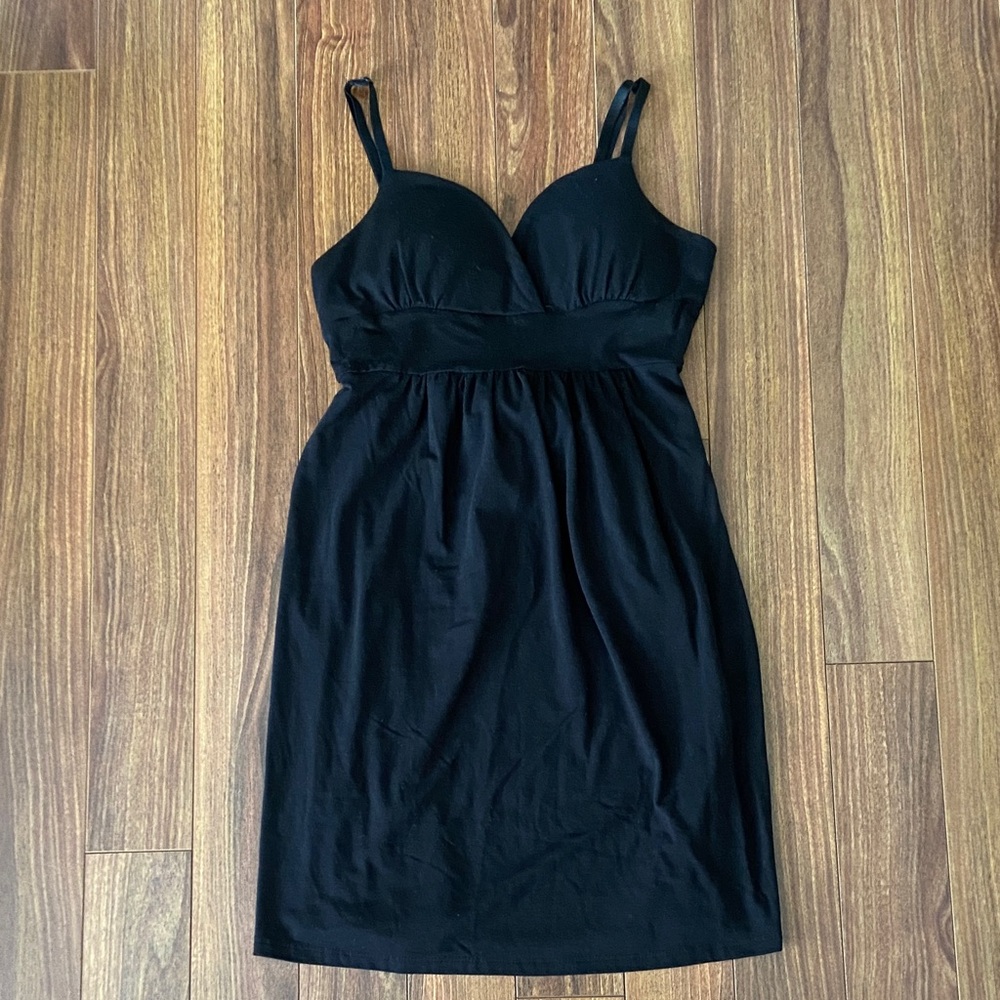 Chic Black Midi Dress for Women